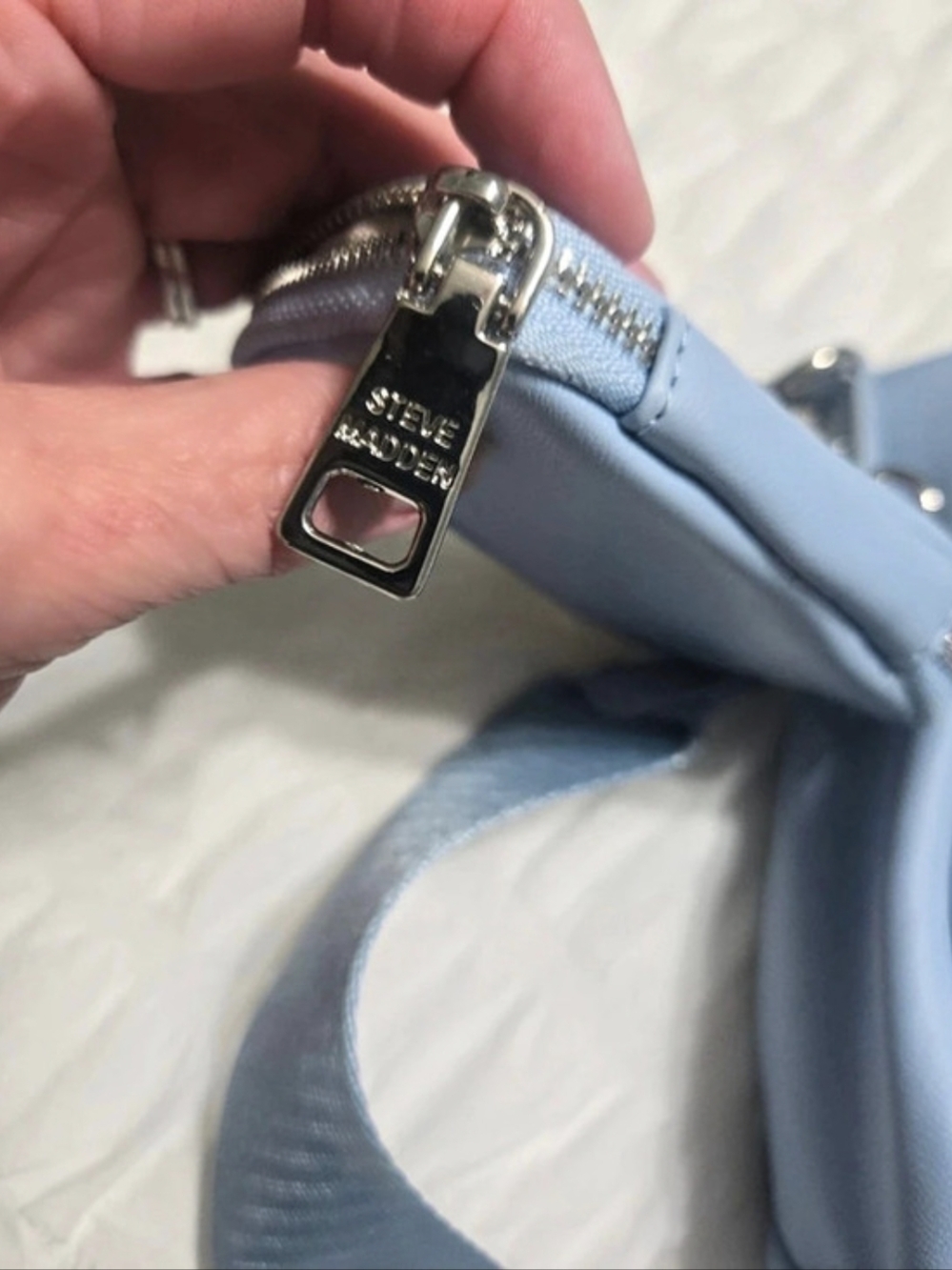 Steve Madden Blibby Crossbody Bag Blue - Picture 4 of 11